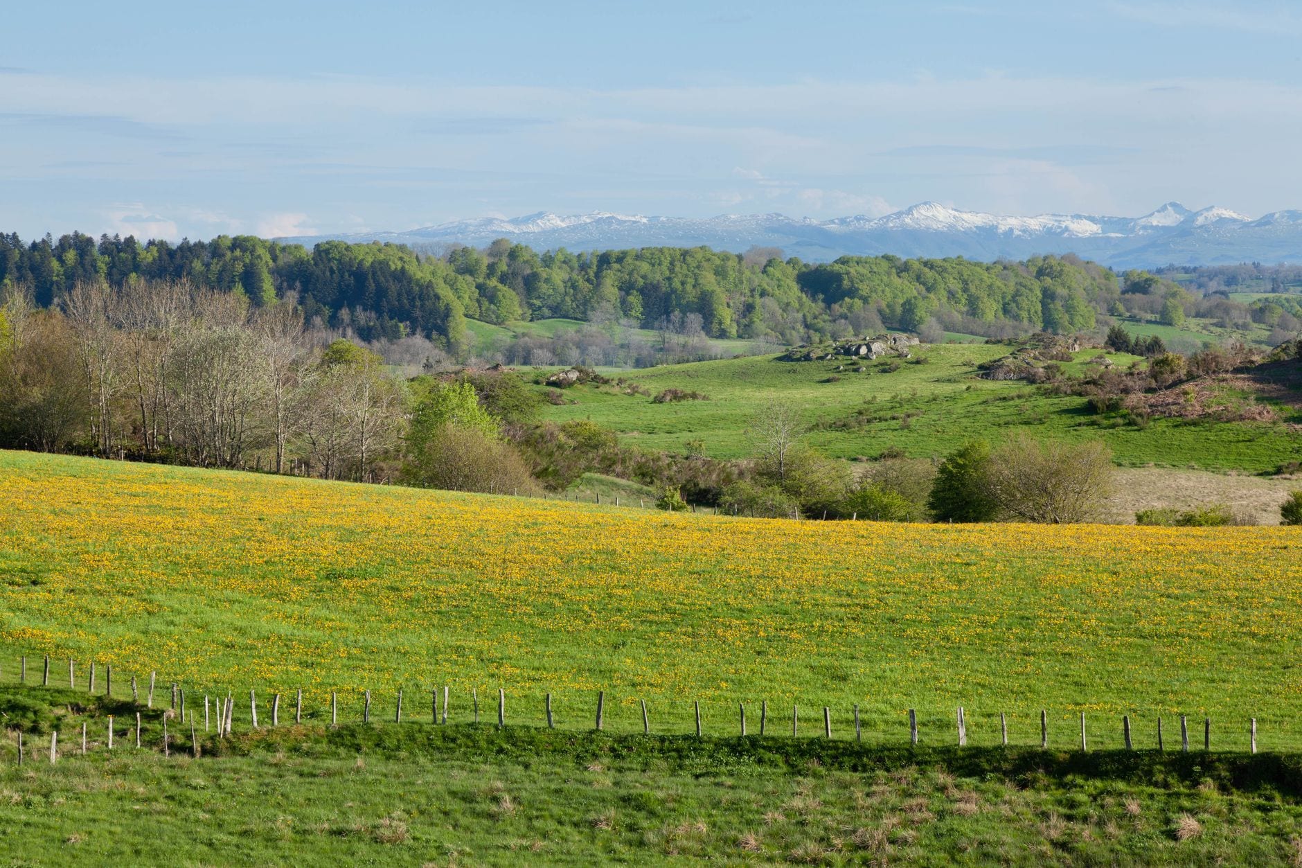 Paysage rural autour d'Agen